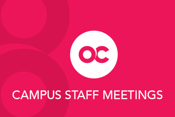 Campus Staff Meeting graphic