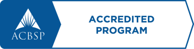 ACBSP accredited program badge