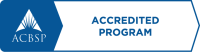ACBSP accredited program badge