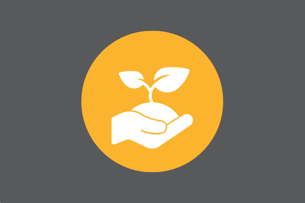 icon of hand holding a plant