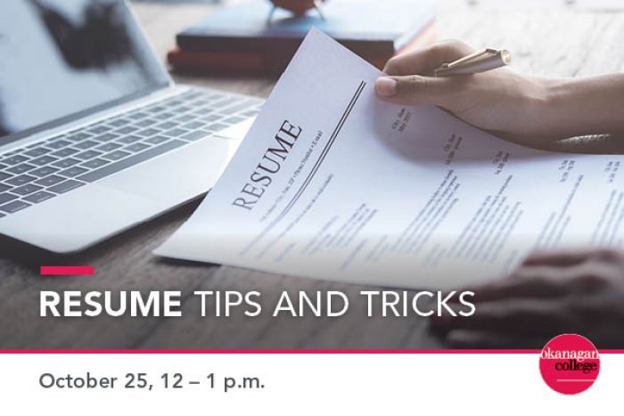 Resume tips and tricks