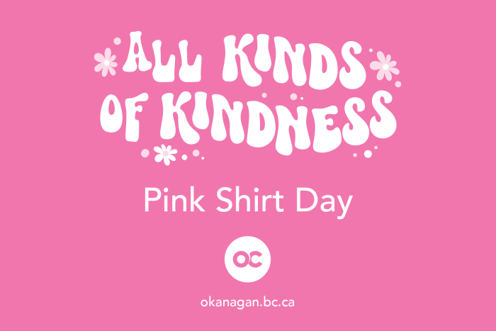 Pink Shirt Day 2021: Wear Pink, Stand Against Bullying - Equity, Diversity  and Inclusion - Simon Fraser University