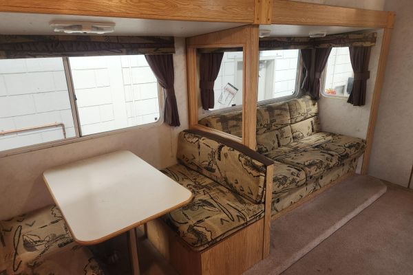 Image of dining area in RV