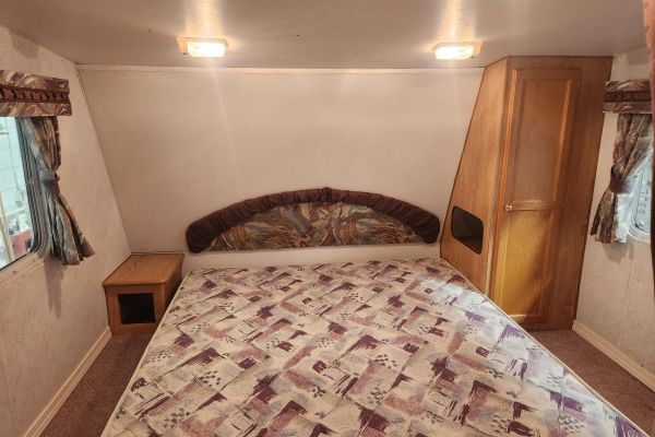 Image of bedroom in RV