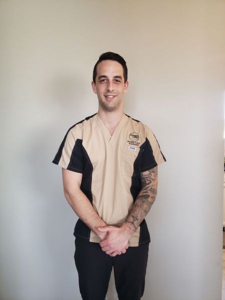 Health Care Assistant student Scott Girling