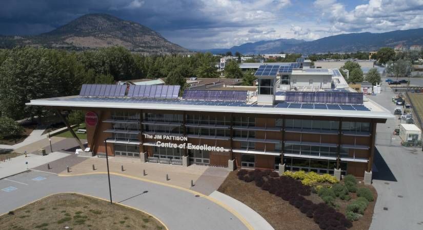 Jim Pattison Centre of Excellence building at the Penticton campus