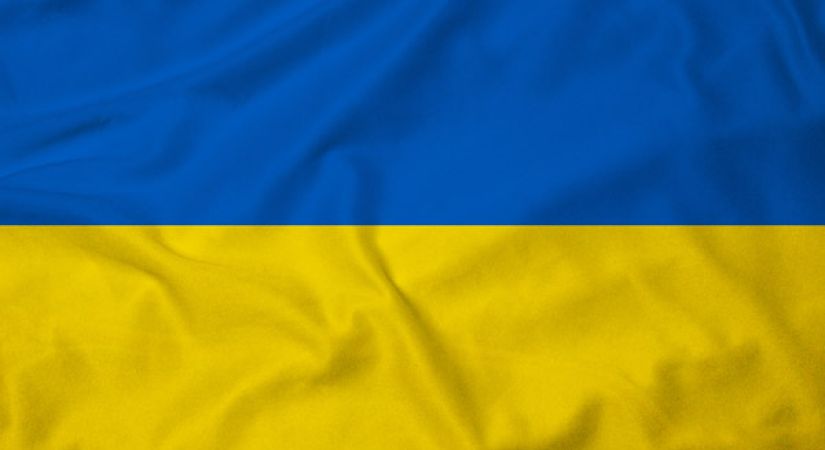 Blue and Yellow Ukraine flag